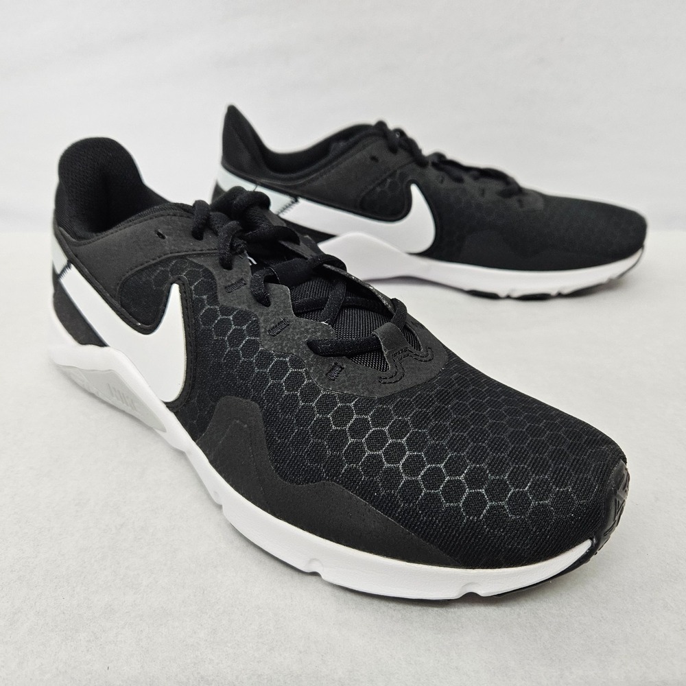 Nike Legend Essential 2 Training Shoes CQ9545-001 Black White Women's Size 9